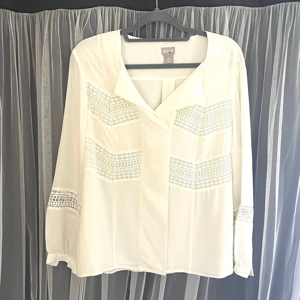 Chico’s White Blouse